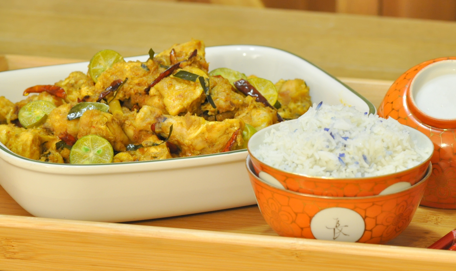 Torch Ginger Flower Chicken cooked with shrimp paste Special Just Julie