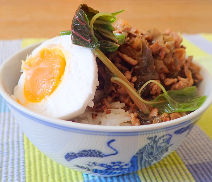 Hakka Mui Choy with mince pork