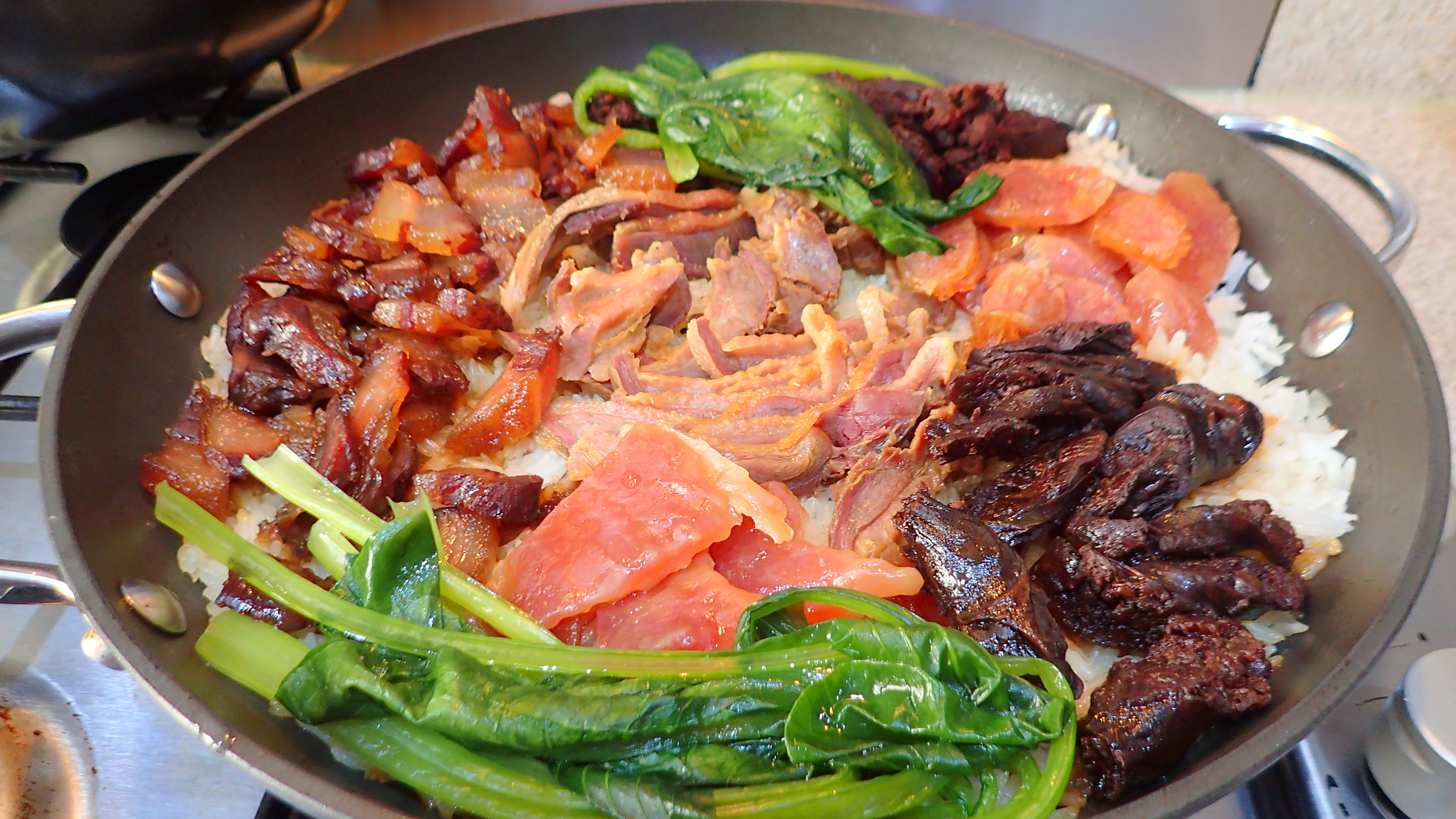 Lap Mei Fan Preserved (Waxed) Meat Rice 臘味飯