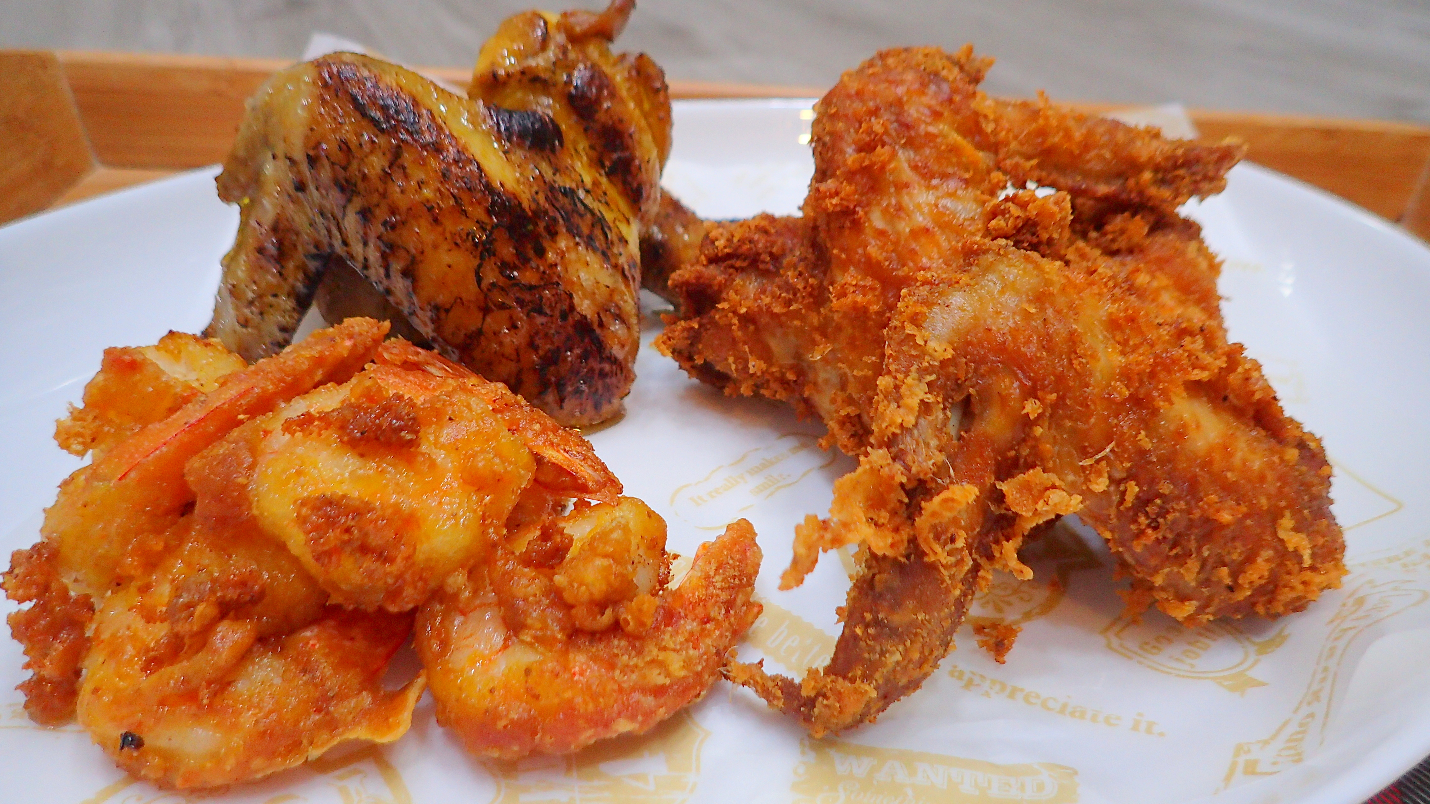 Fried and Roasted chicken wings