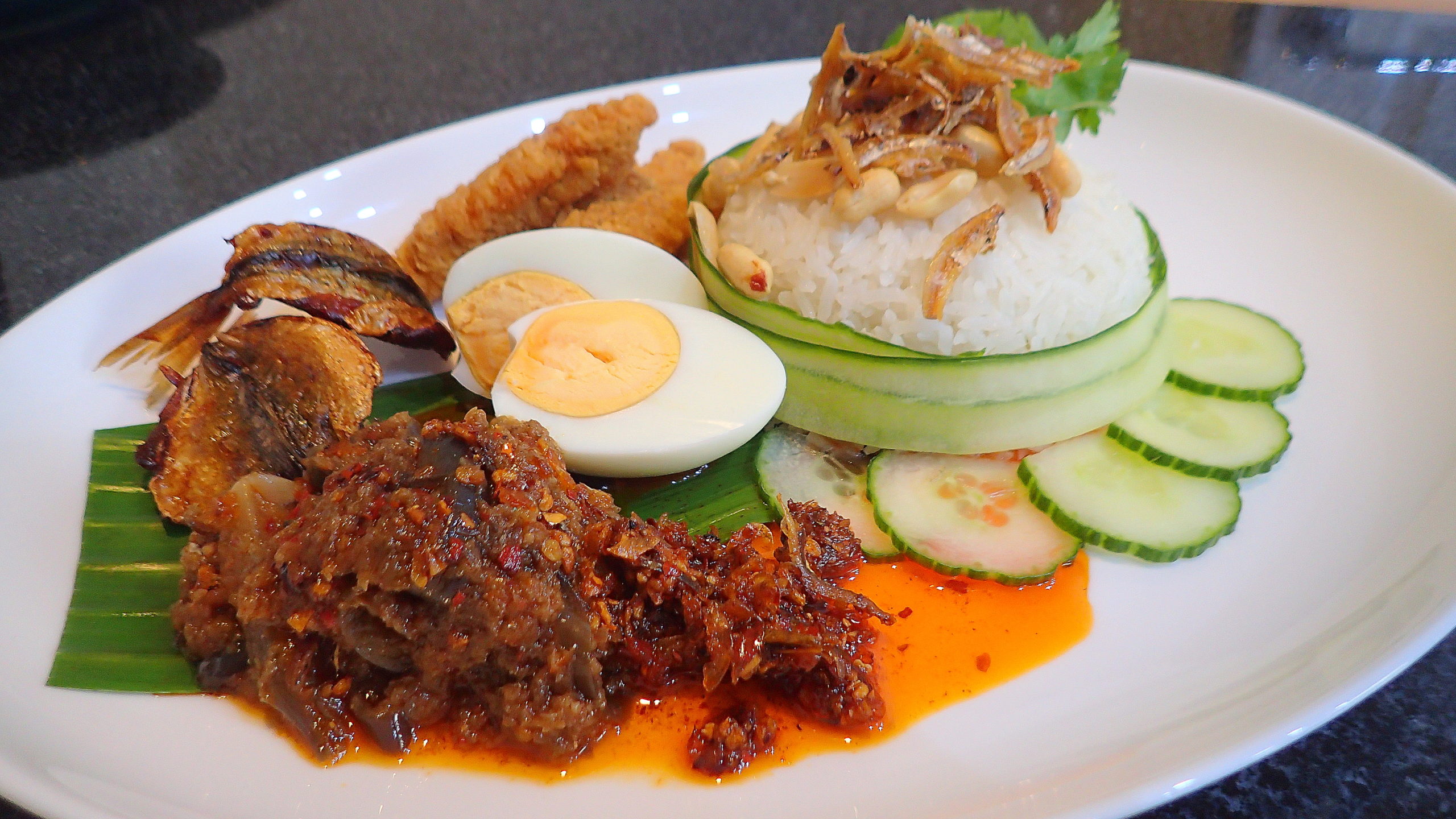 Sambal nasi lemak simple