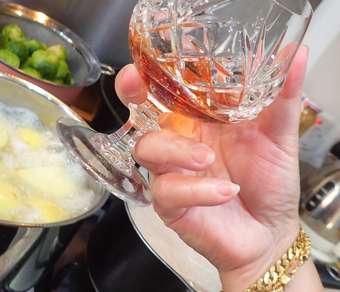 Christmas 2020 – cheers to absent family and friend.