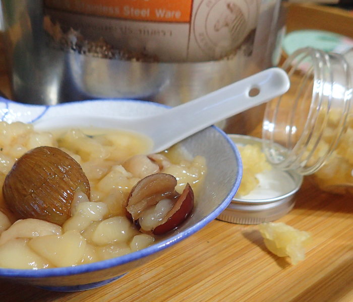 Snow Frog Jelly or ‘suet kap’ (in cantonese)