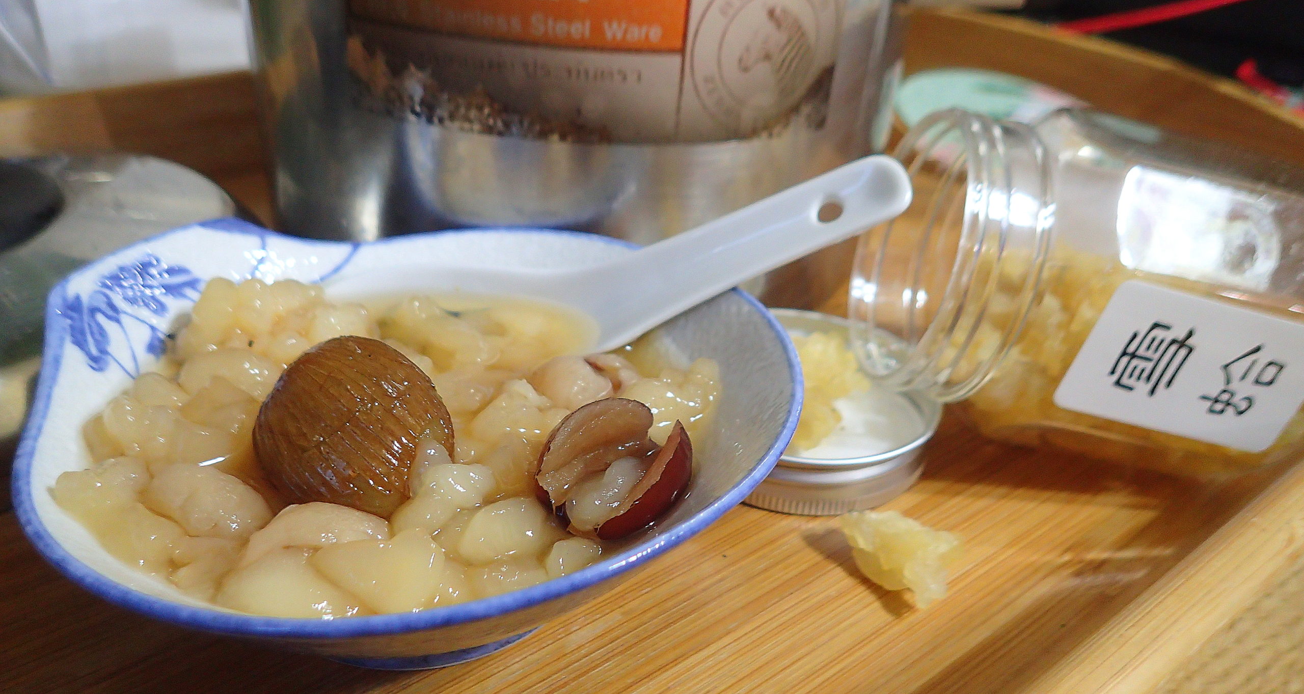 Snow Frog Jelly Or Suet Kap In Cantonese Just Julie