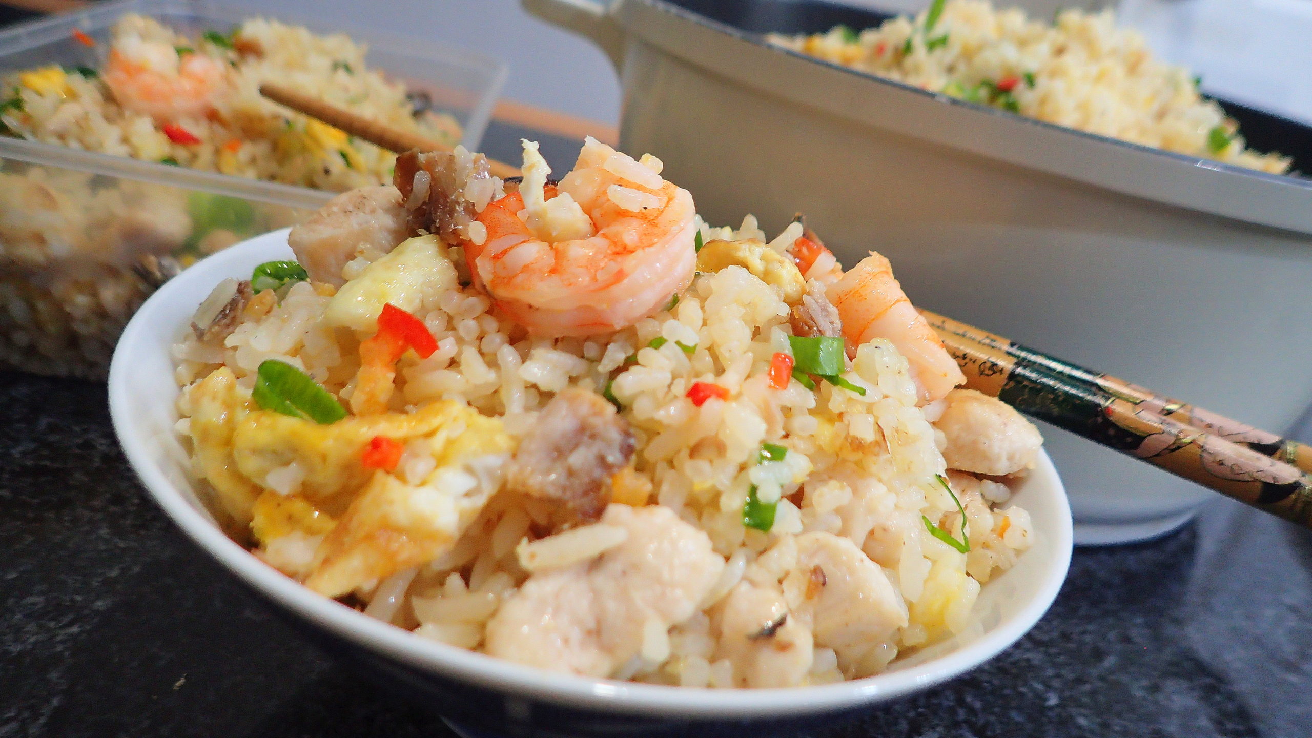 Kiam Hue Kay Char Pu’ng – Salted fish chicken fried rice